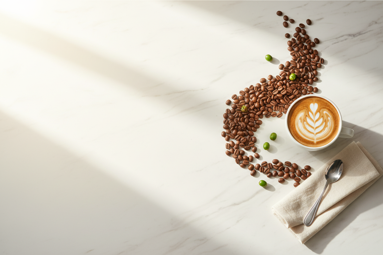 Premium coffee hero banner